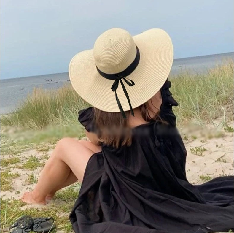 Chapéu de Praia Feminino Laço Delicado