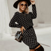 Conjunto Malha Blusa com Saia Sabrina