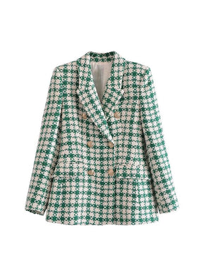 BLAZER MAYA 0 BlissFemme Verde/Branco PP 