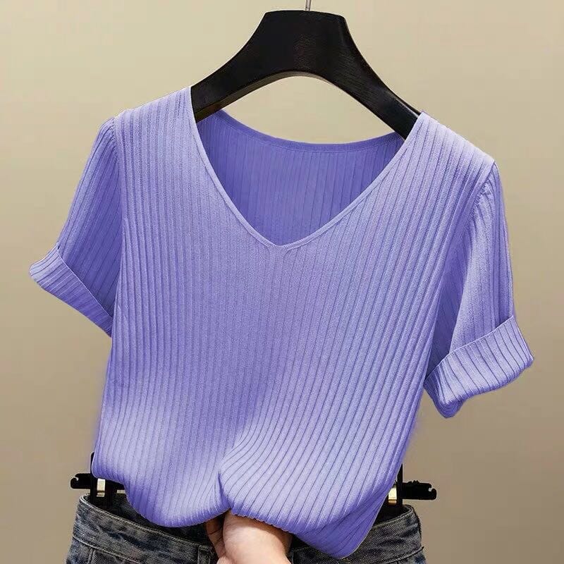 Blusa Liz 0 BlissFemme Unico Lilas 