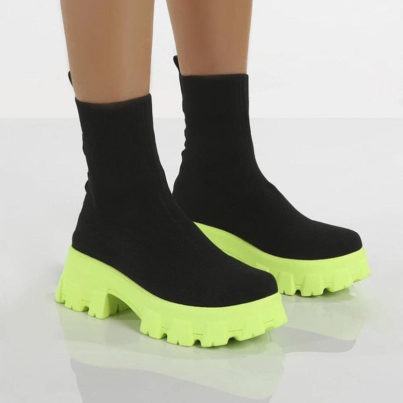 Bota Bliss Fly 0 BlissFemme Preto e verde 33 