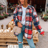 CASACO XADREZ FLANELADO ANNA 0 BlissFemme Vermelho P