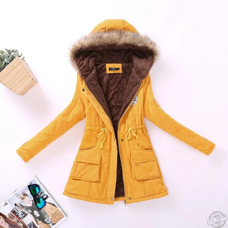 PARKA BLISS FEMME PELINHOS 0 BlissFemme Amarelo P 